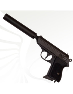 Denix - Walther PPK con silenciador